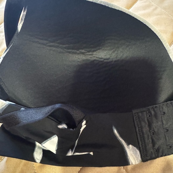 Auden The Bliss Bra Size 40C Black Floral Lightly Lined Style # 023126930 - Picture 10 of 16